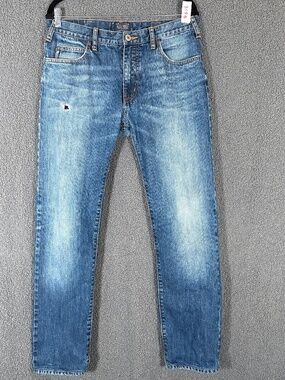 Armani Jeans J45 Regular Straight Jeans - Men's Size 32*34(Fit 32*31) - Blue